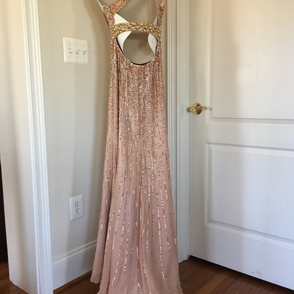 💖 a beautiful Sherry Hill prom dress 👗 - Picture 5 of 8